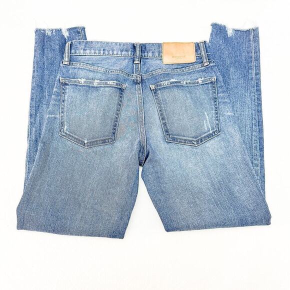 Moussy Vintage Medium Wash Raw Hem Denim Skinny Jeans 025EAC12-1170 Size 25 - Picture 5 of 11